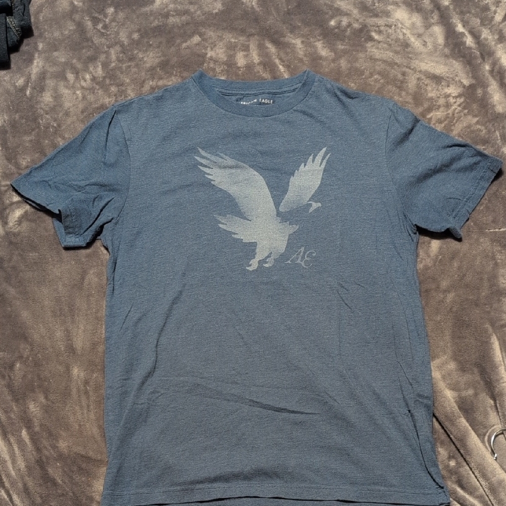 American Eagle Outfitters Soft Blue Tee